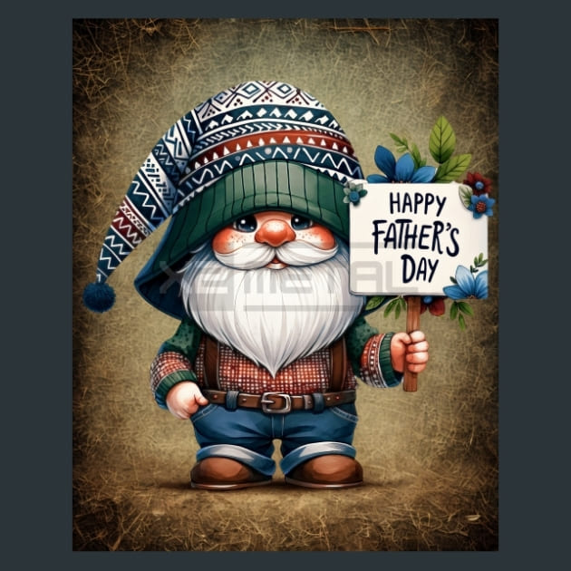 1_Dad_Gnome_13_metal_prints_posters_mouse_pads