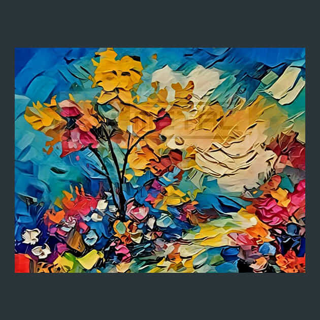 Abstract Art Metal Wall Art and Desktop Mouse Pad by X2Metal