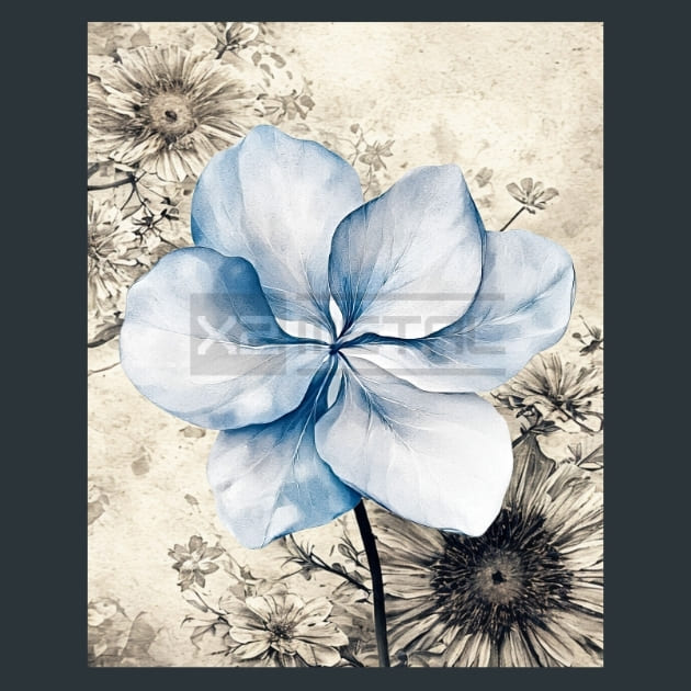 Abstract Flower 22 – Metal Print &amp; Mouse Pad | ChromaLuxe | Made in Iowa USA