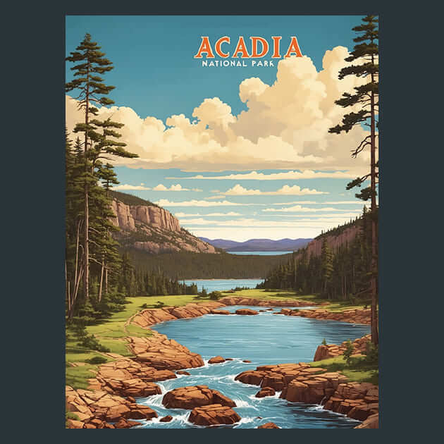 Acadia – Metal Print &amp; Mouse Pad | ChromaLuxe | Made in Iowa USA