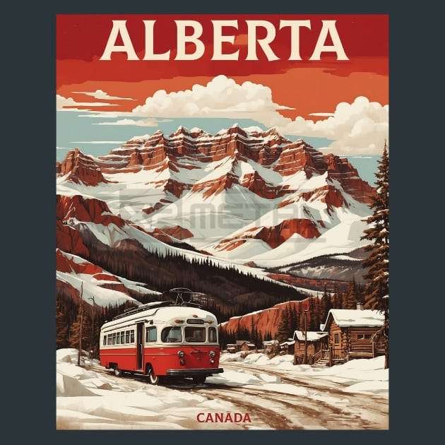 Alberta Metal Wall Art and Desktop Mouse Pad by X2Metal