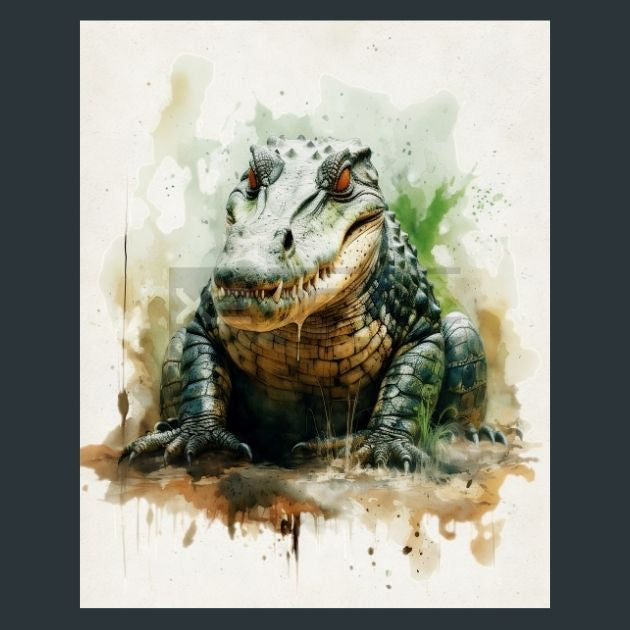 Alligator-Power-10-Metal-Prints
