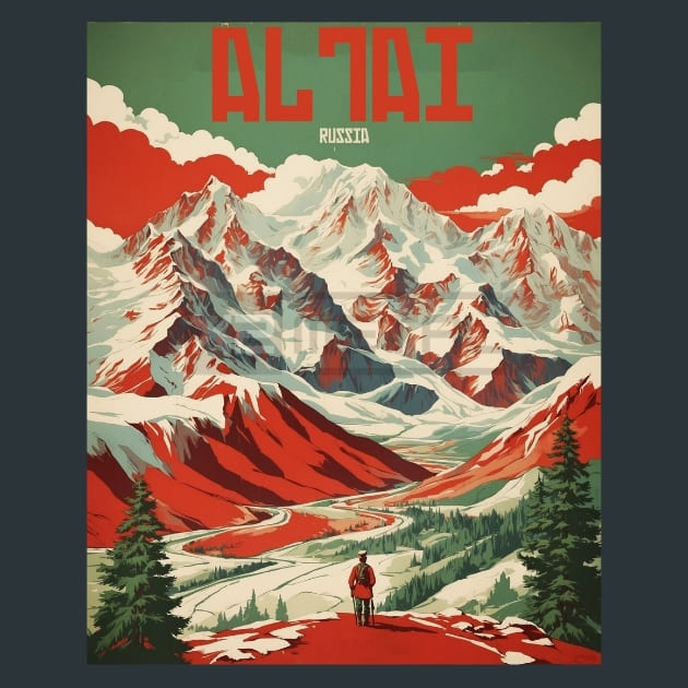 Altay Russia Metal Prints Posters and Mouse Pads