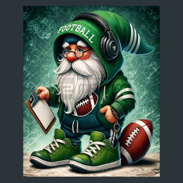 American Football 8 Metal Wall Art and Desktop Mouse Pad by X2Metal