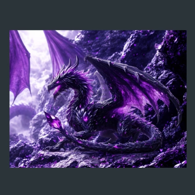 Amethyst_Dragon_metal_prints_posters_mouse_pads