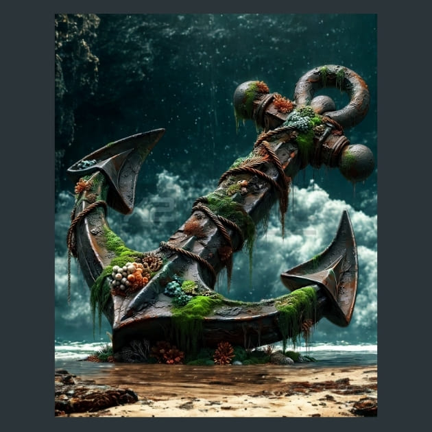 Anchor-Shipwreck-Relics-metal-prints-posters-mouse-pads