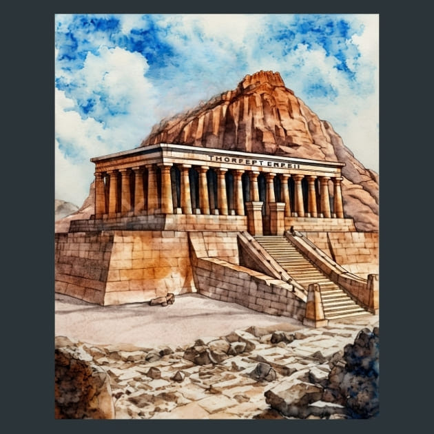 Ancient Egypt 11 Metal Wall Art and Desktop Mouse Pad by X2Metal