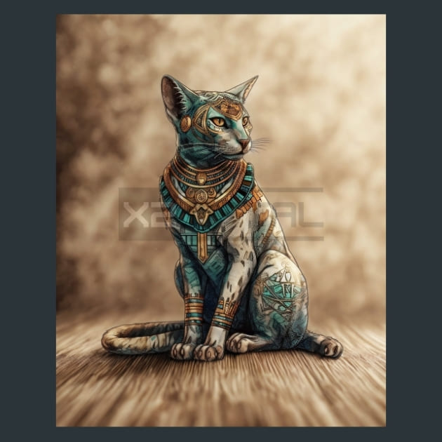 Ancient Egypt 23 Metal Wall Art and Desktop Mouse Pad by X2Metal