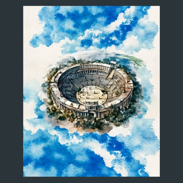 Ancient Greece 10 – Metal Print &amp; Mouse Pad | ChromaLuxe | Made in Iowa USA