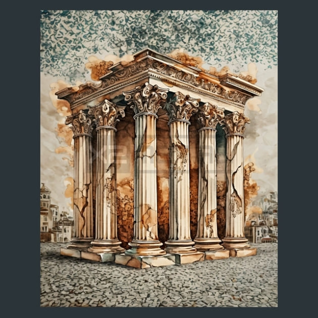 Ancient Greece 15 – Metal Print &amp; Mouse Pad | ChromaLuxe | Made in Iowa USA