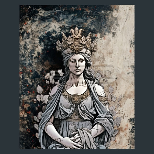 Ancient Greece 17 Metal Wall Art and Desktop Mouse Pad by X2Metal