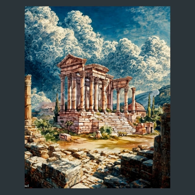 Ancient Greece 4 – Metal Print &amp; Mouse Pad | ChromaLuxe | Made in Iowa USA