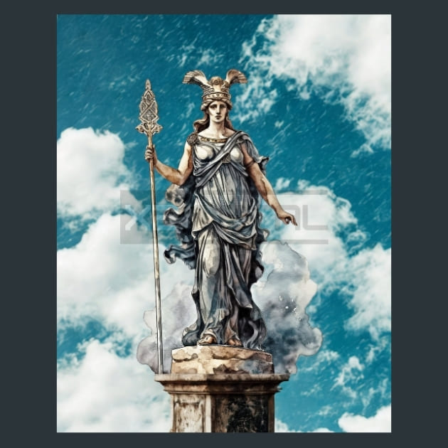 Ancient Greece 8 Metal Wall Art and Desktop Mouse Pad by X2Metal