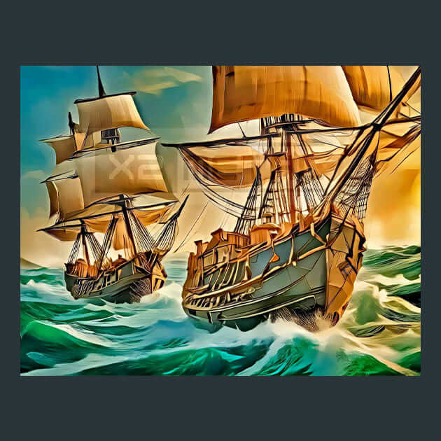 Ancient Mariners – Metal Print &amp; Mouse Pad | ChromaLuxe | Made in Iowa USA