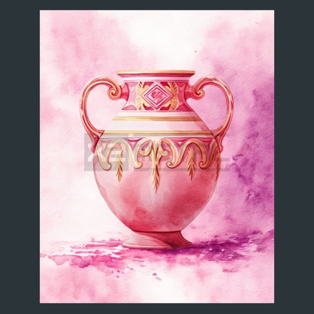 Ancient Pottery 35 – Metal Print &amp; Mouse Pad | ChromaLuxe | Made in Iowa USA