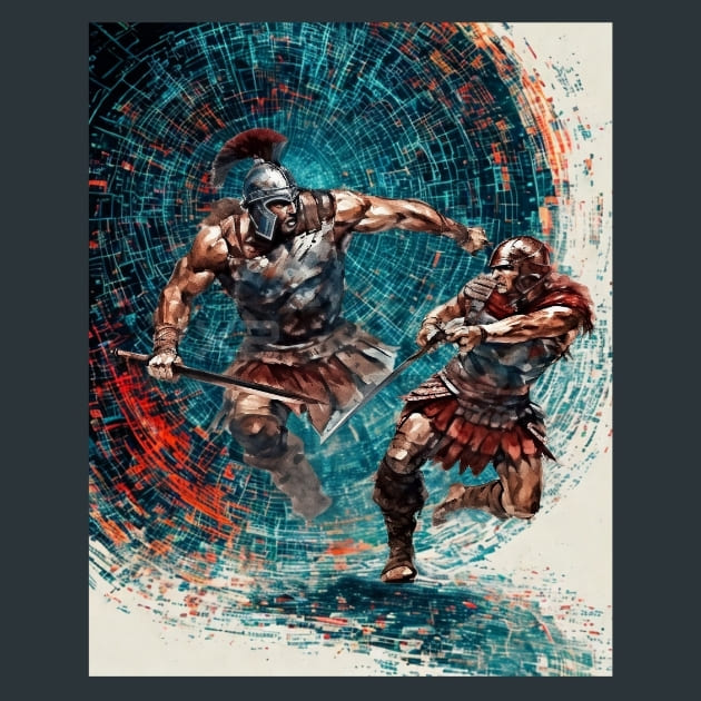 Ancient Rome 14 Metal Wall Art and Desktop Mouse Pad by X2Metal