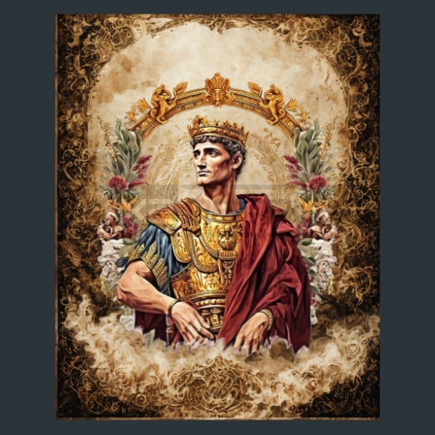 Ancient Rome 4 Metal Wall Art and Desktop Mouse Pad by X2Metal