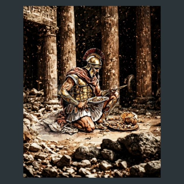 Ancient Rome 7 Metal Wall Art and Desktop Mouse Pad by X2Metal