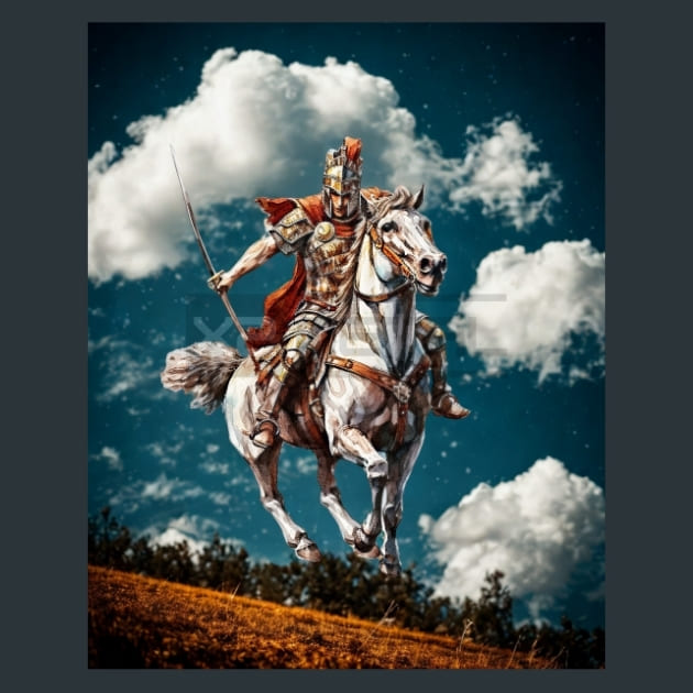 Ancient Rome 8 Metal Wall Art and Desktop Mouse Pad by X2Metal