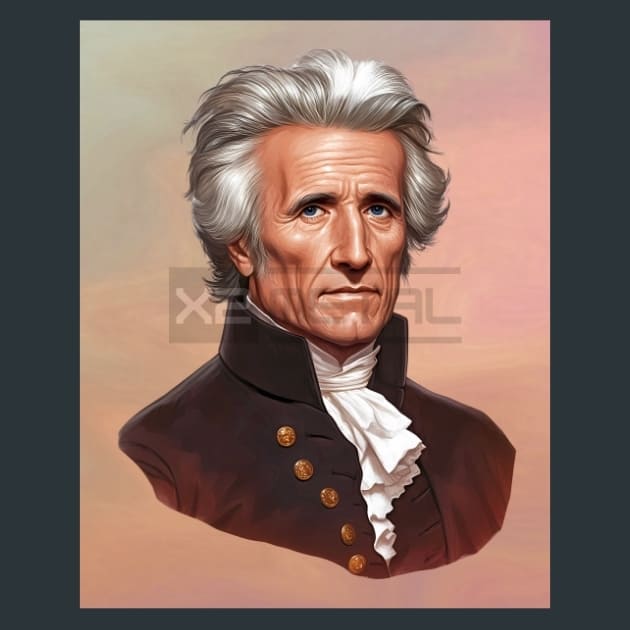 Andrew-Jackson-7th-President-metal-prints-posters-mouse-pads