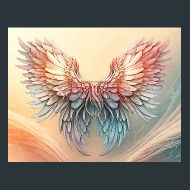 Angel Wings 5 – Metal Print &amp; Mouse Pad | ChromaLuxe | Made in Iowa USA