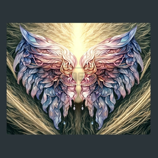 Angel Wings 7 – Metal Print &amp; Mouse Pad | ChromaLuxe | Made in Iowa USA