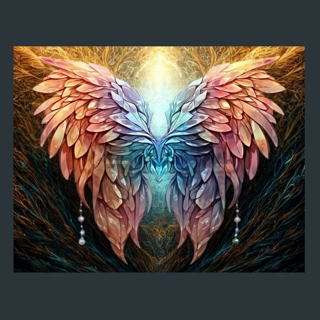 Angel Wings 9 – Metal Print &amp; Mouse Pad | ChromaLuxe | Made in Iowa USA