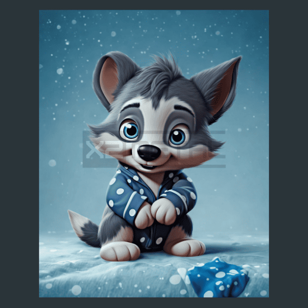 Animal Pajaminals 11 Metal Wall Art and Desktop Mouse Pad by X2Metal