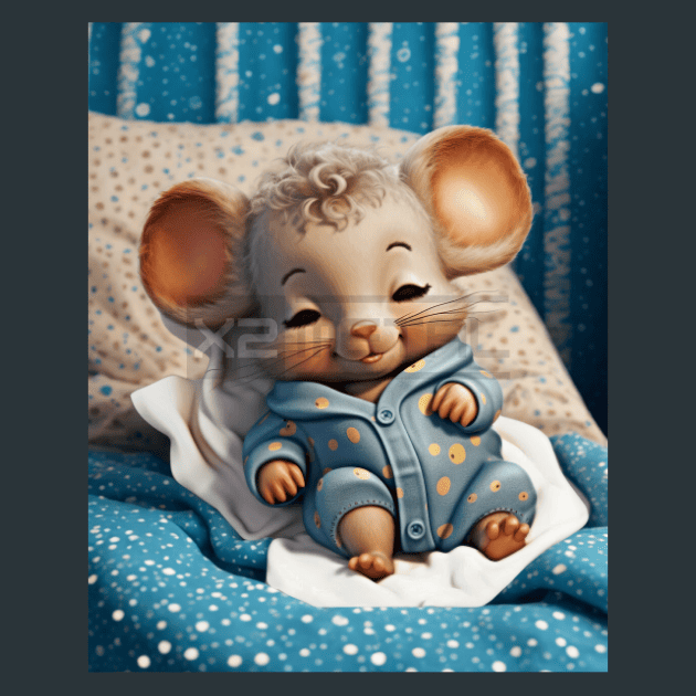Animal Pajaminals 16 Metal Wall Art and Desktop Mouse Pad by X2Metal