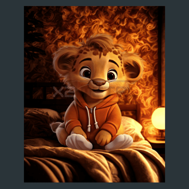 Animal Pajaminals 19 Metal Wall Art and Desktop Mouse Pad by X2Metal