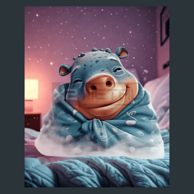 Animal Pajaminals 22 Metal Wall Art and Desktop Mouse Pad by X2Metal