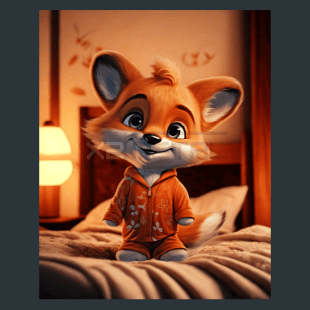 Animal Pajaminals 26 Metal Wall Art and Desktop Mouse Pad by X2Metal