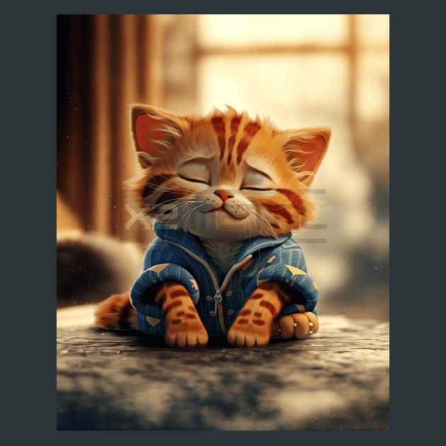 Animal Pajaminals 34 Metal Wall Art and Desktop Mouse Pad by X2Metal