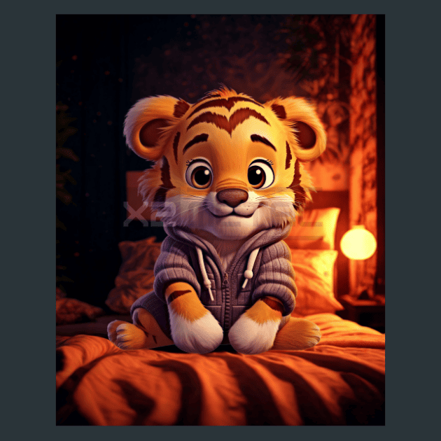 Animal Pajaminals 39 Metal Wall Art and Desktop Mouse Pad by X2Metal