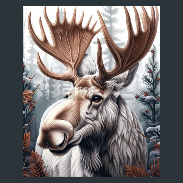 Animals in Nature 91 Metal Wall Art and Desktop Mouse Pad by X2Metal