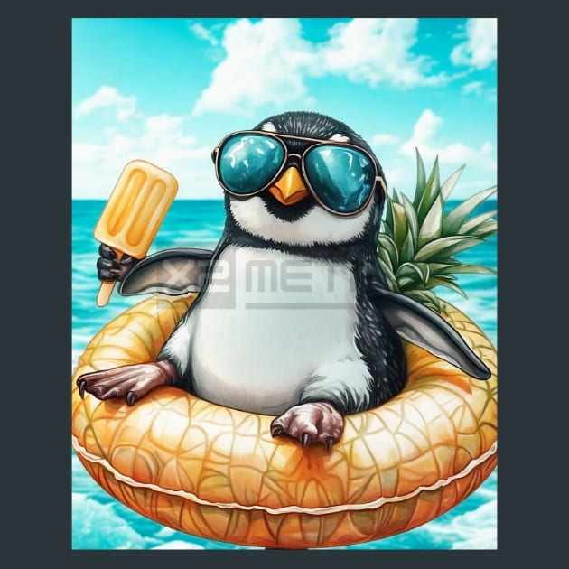 Animals on the Beach 16 Metal Wall Art and Desktop Mouse Pad by X2Metal