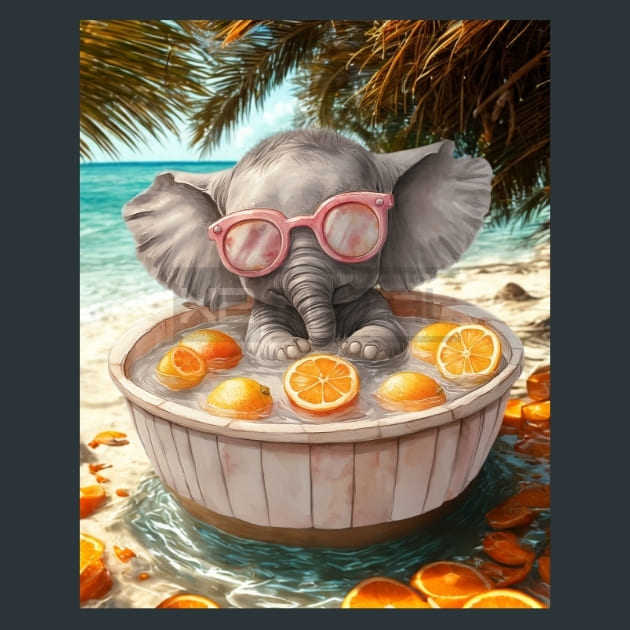 Animals On The Beach 3 – Metal Print &amp; Mouse Pad | ChromaLuxe | Made in Iowa USA