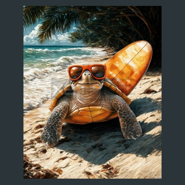 Animals On The Beach 8 – Metal Print &amp; Mouse Pad | ChromaLuxe | Made in Iowa USA