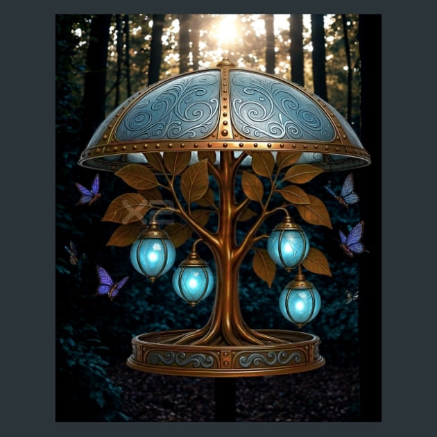 Arboretum-Steampunk_metal_prints_posters_mouse_pads