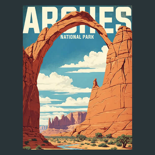 Arches Metal Wall Art and Desktop Mouse Pad by X2Metal