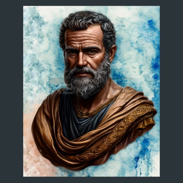 Aristotle-Philosopher-and-Scientist-metal-prints-posters-mouse-pads