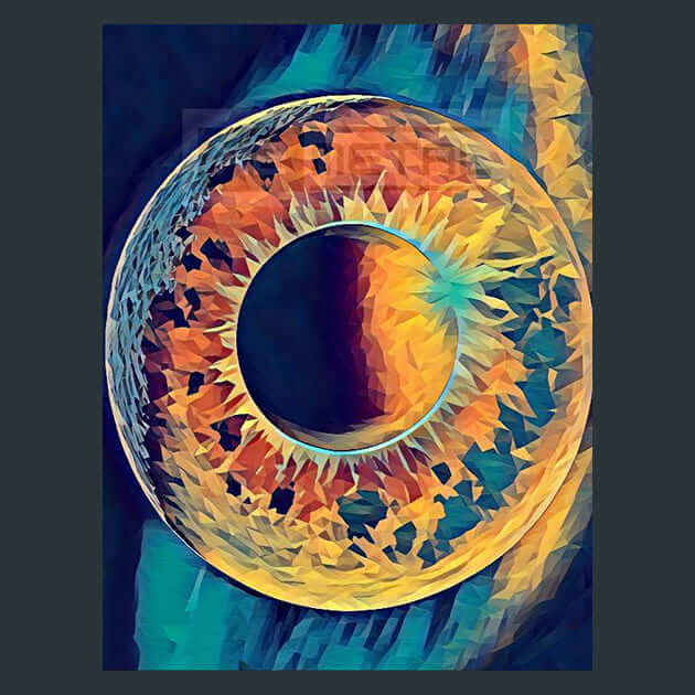 Astral Eclipse – Metal Print &amp; Mouse Pad | ChromaLuxe | Made in Iowa USA