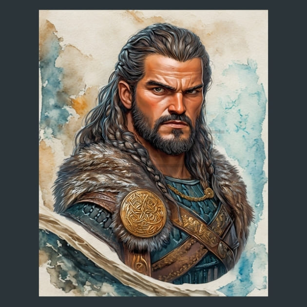 Attila-the-Hun-Ruler-of-the-Huns-metal-prints-posters-mouse-pads