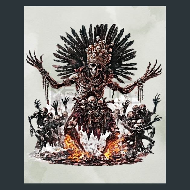 Aztec Maya Cosmos 24 – Metal Print &amp; Mouse Pad | ChromaLuxe | Made in Iowa USA