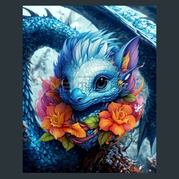Baby_Dragon_1_metal_prints_posters_mouse_pads