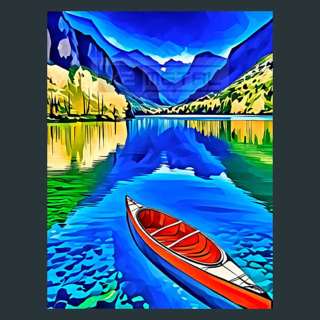 Banolas Rowing – Metal Print &amp; Mouse Pad | ChromaLuxe | Made in Iowa USA