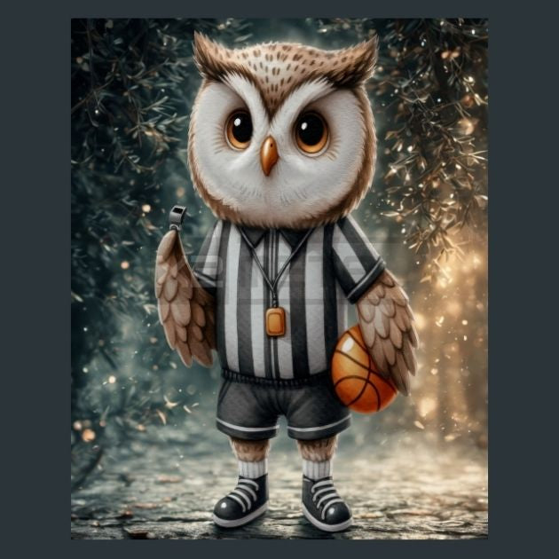 Basketball-Owl-10-Metal-Prints
