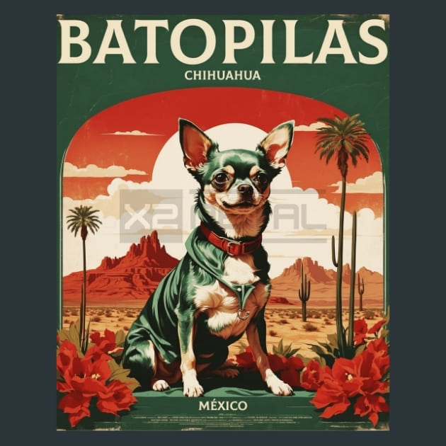 Batopilas Chihuahua Mexico Metal Wall Art and Desktop Mouse Pad by X2Metal