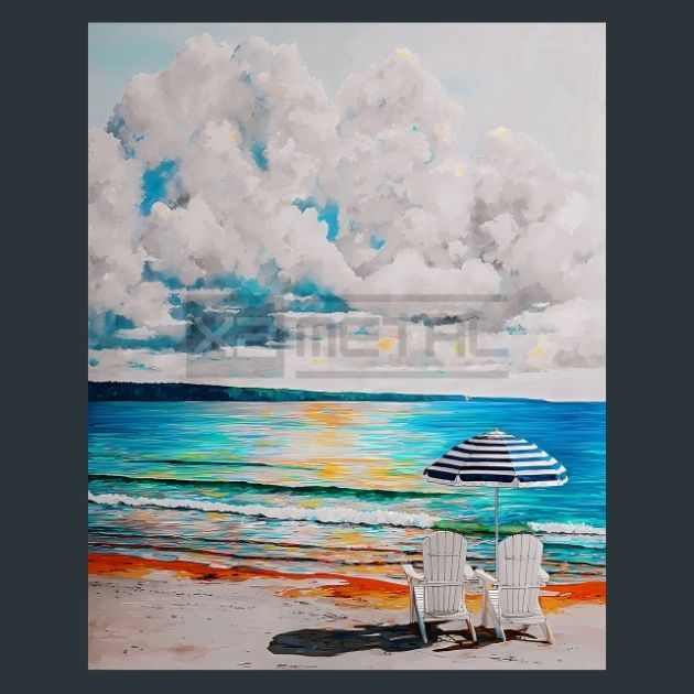 Beach-Scene-3-Metal-Prints
