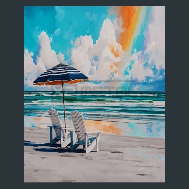 Beach-Scene-8-Metal-Prints